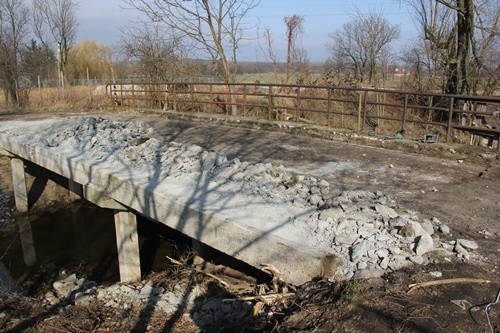 Remont mostu nad Młynówką