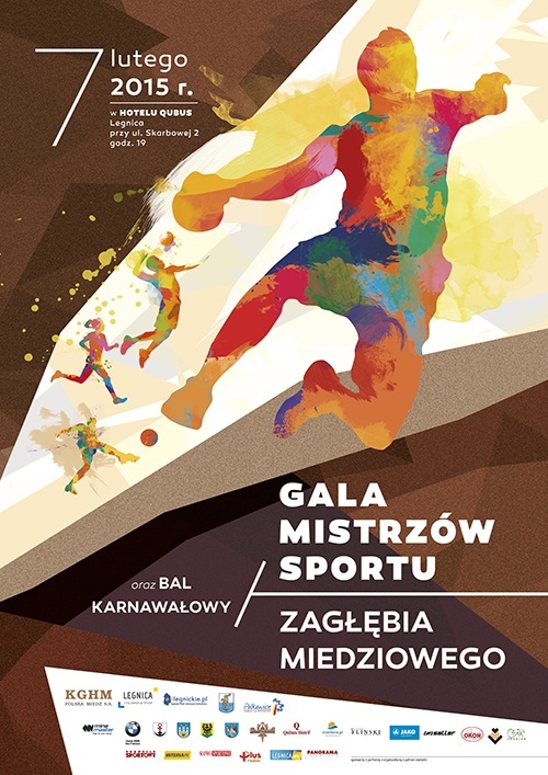 plakat Bal Mistrzów Sportu ZM 2015